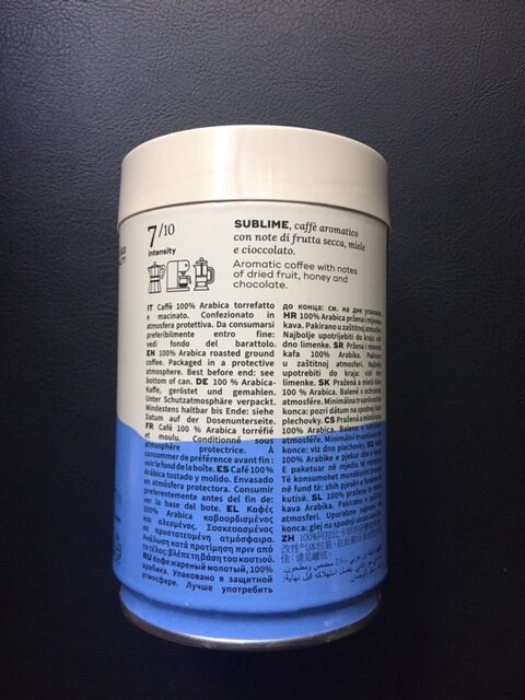 Hausbrandt Caffé Sublime (Moka) - gemahlen                                                                     250 Gramm Vakuumdose – Bild 3