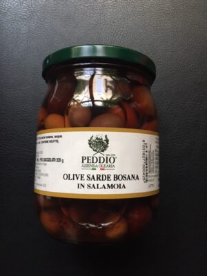 OLIVEN AUS BOSA/SARDINIEN - IN SALZLAKE - OLEARIA PEDDIO - CUGLIERI/SARDINIEN